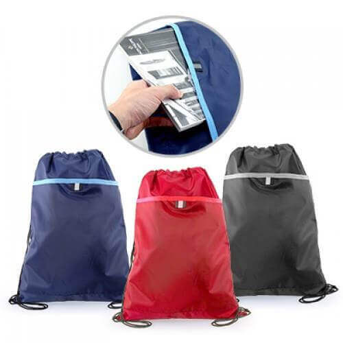 Drawstring Bag with Valuable Pocket Executive Corporate Gifts Singapore