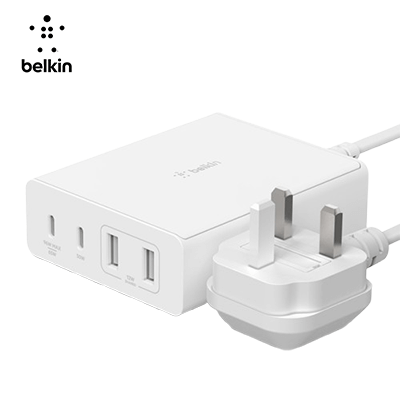 Belkin BoostCharge Pro 4-Port GaN Charger 108W + 2M adapter Executive Corporate Gifts Singapore