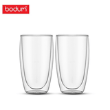 Bodum Pavina Double Wall Glasses Cup - Large - Set of 2 displayed in clear design ideal for corporate gift.