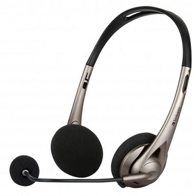 Verbatim Multimedia Headset with Boom Mic & Volume control Executive Corporate Gifts Singapore