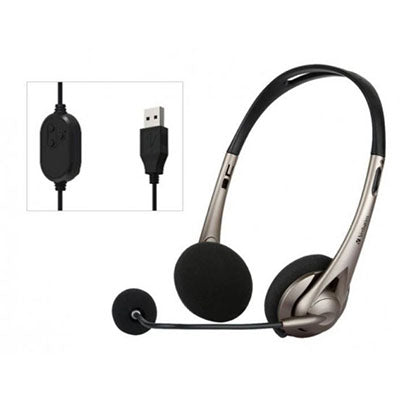 Verbatim Multimedia Headset with Boom Mic & Volume control Executive Corporate Gifts Singapore