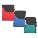 Eco-Friendly Notebook With Pen & Pocket | AbrandZ Corporate Gifts