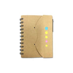 Eco Friendly Notebook With Pen & Post It | AbrandZ Corporate Gifts