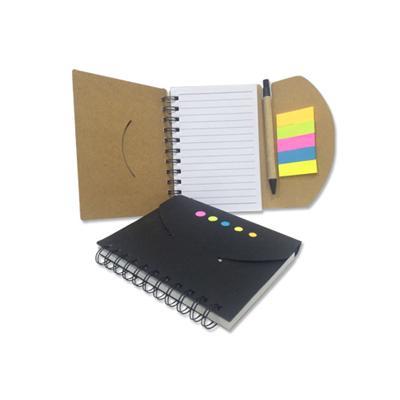 Eco Friendly Notebook With Pen & Post It | AbrandZ Corporate Gifts