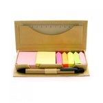 Eco Friendly Post-It Pad With Ruler And Pen | AbrandZ Corporate Gifts