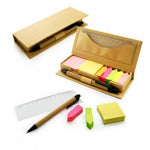 Eco Friendly Post-It Pad With Ruler And Pen | AbrandZ Corporate Gifts