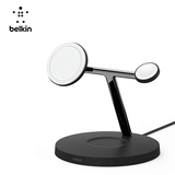 Belkin WIZ017myBK BoostCharge Pro 3-in-1 Wireless Charger with MagSafe 15W