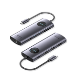 Vention 10-in-1 USB-C MST Docking Station with multiple ports and sleek design.