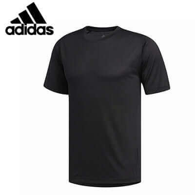 adidas Freelift Tech Climacool Fitted Tee Shirt in black, ideal for active workouts and corporate gifts.