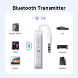 UGREEN 45812 Bluetooth 5.4 Transmitter and Receiver connectivity with mobile phones, tablets, and speakers.