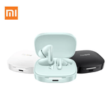 Xiaomi REDMI Buds 6 in Night Black, Cloud White, Coral Green charging cases, ideal corporate gift earbuds.