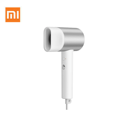 Xiaomi Water Ionic Hair Dryer H500 showing sleek design and magnetic nozzle for styling.