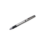 Silver Metal Ballpen with Rubber Grip