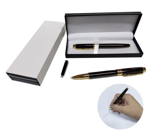 Metal Fountain Pen with Black Box Executive Corporate Gifts Singapore