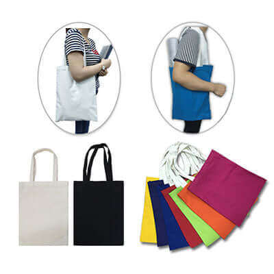 Cotton Canvas Bag with White Handle Executive Corporate Gifts Singapore