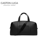 Gaston Luga Dash Weekender 2.0 Large eco-friendly travel bag in black for corporate gifts.