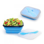 Foldable Lunch Box with Cutlery Set | AbrandZ Corporate Gifts