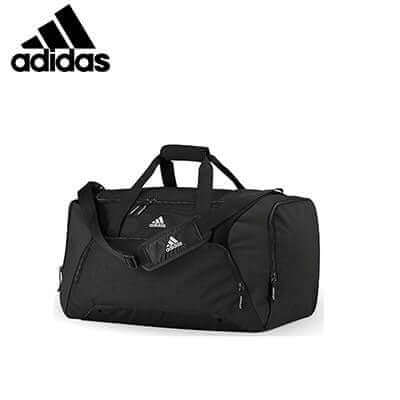 adidas Golf Duffle Bag in sleek black color, designed for golf enthusiasts and ideal for executive corporate gifts.