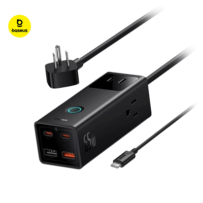 Baseus PowerCombo Pro 7 Ports Power Strip 65W Executive Gifts Singapore
