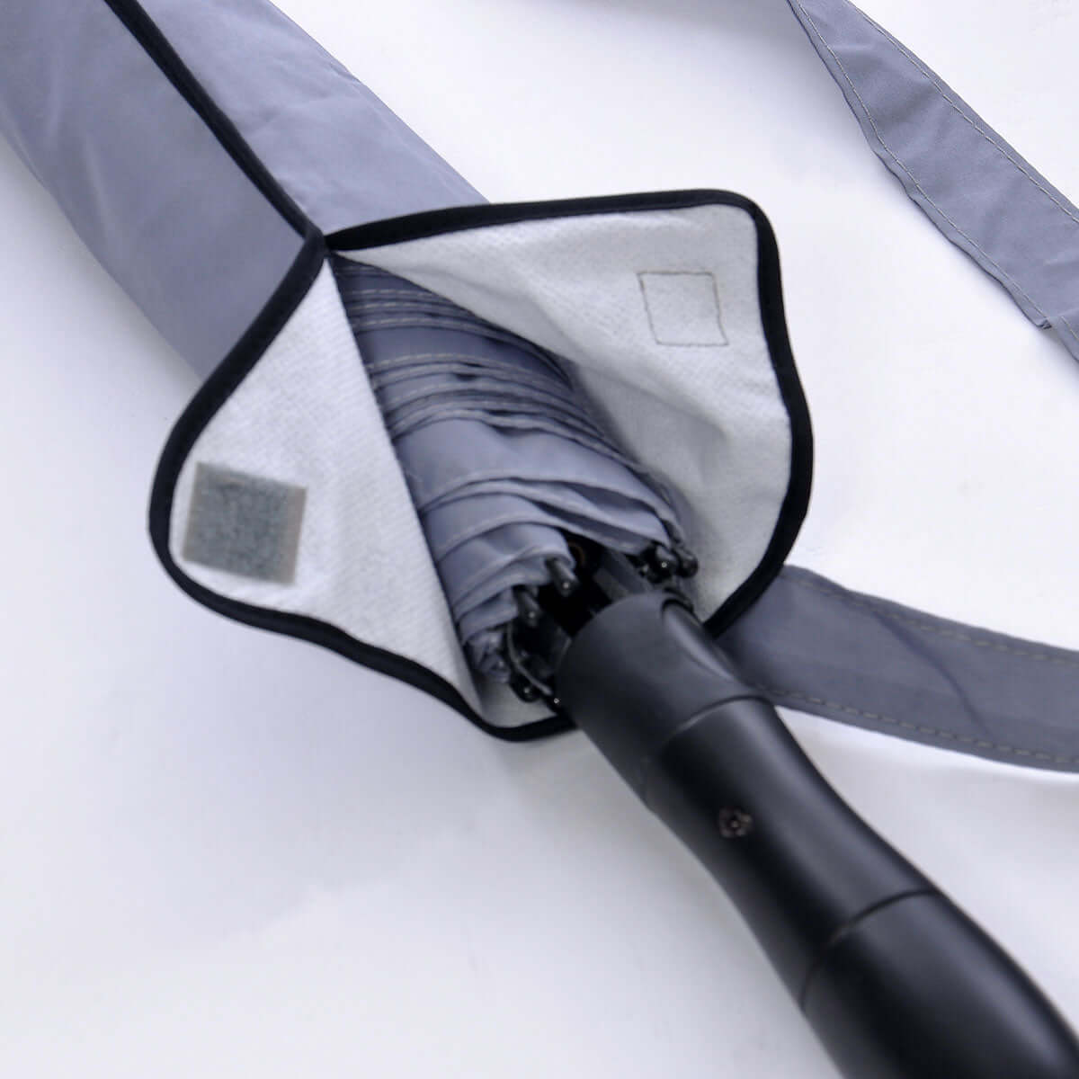 28" Foldable Golf Umbrella with Wooden Handle Executive Corporate Gifts Singapore