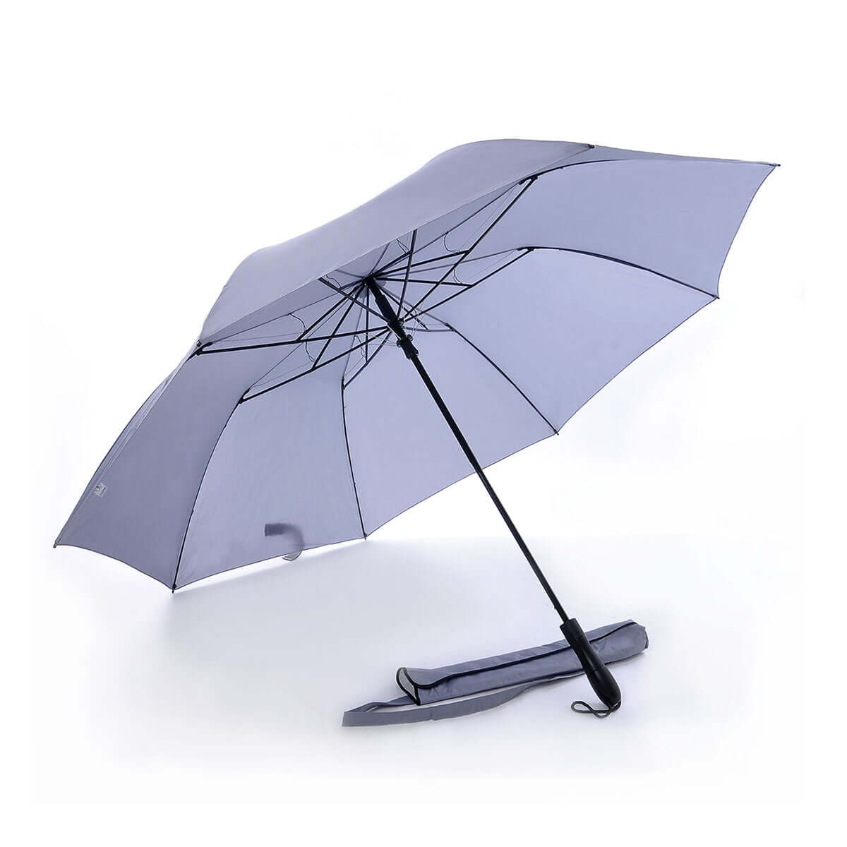 28" Foldable Golf Umbrella with Wooden Handle Executive Corporate Gifts Singapore