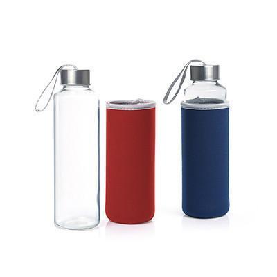 Glass Bottle with Neoprene sleeve Executive Corporate Gifts Singapore