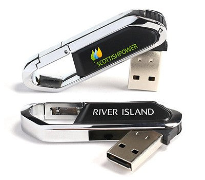 Carabiner Metal USB Flash Drive Executive Corporate Gifts Singapore