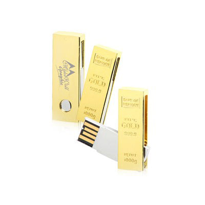 Gold Swivel USB Flash Drive Executive Corporate Gifts Singapore