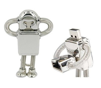 Retro Metal Robot USB Flash Drive Executive Corporate Gifts Singapore