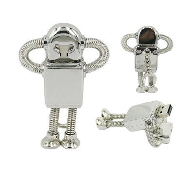 Retro Metal Robot USB Flash Drive Executive Corporate Gifts Singapore
