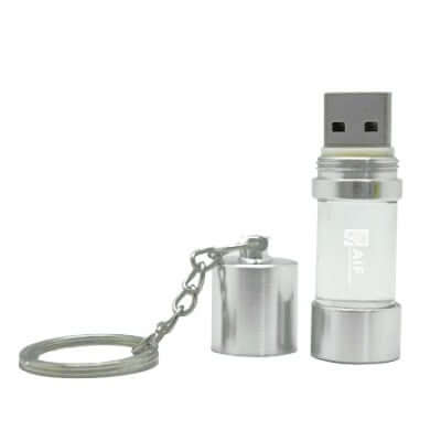 3D Rounded Crystal USB Flash Drive with Key Chain Executive Gifts Singapore
