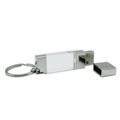 Premium 3D Crystal USB Drive with Key Chain Executive Gifts Singapore