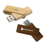 Bamboo Swivel USB Flash Drive | AbrandZ Corporate Gifts