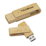 Bamboo Swivel USB Flash Drive | AbrandZ Corporate Gifts