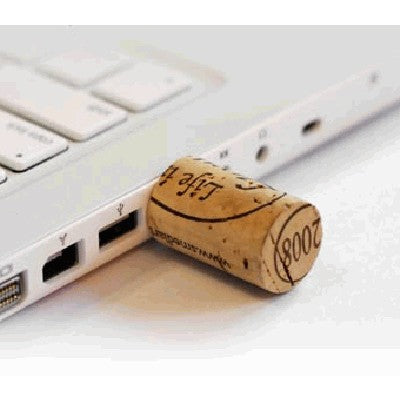 Wine Cork Recycled Wood USB Flash Drive Executive Corporate Gifts Singapore