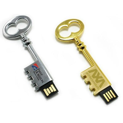 Retro Metal Key Shape USB Flash Drive Executive Corporate Gifts Singapore