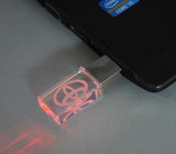 Elegant LED Crystal USB Drive | AbrandZ Corporate Gifts