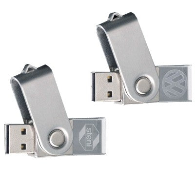 Swivel Crystal USB Drive with LED Light Executive Gifts Singapore