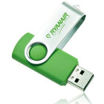 Classic Metal Swivel USB Flash Drive | AbrandZ Corporate Gifts