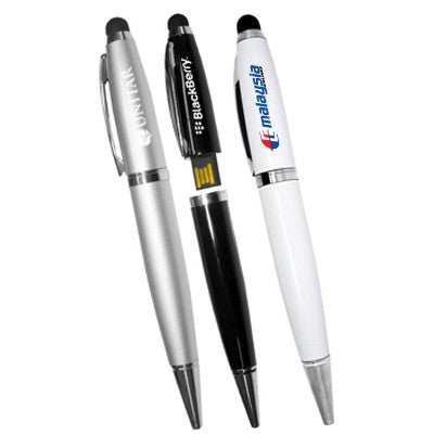 Promotional USB Flash Drive Ball Pen with Stylus Executive Corporate Gifts Singapore