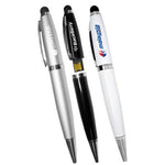 Promotional USB Flash Drive Ball Pen with Stylus | AbrandZ Corporate Gifts