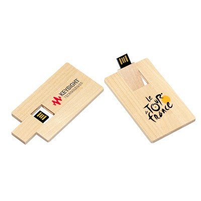 Wooden Card USB Flash Drive Executive Corporate Gifts Singapore