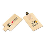 Wooden Card USB Flash Drive | AbrandZ.com