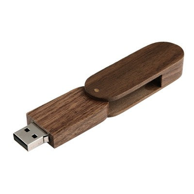 Swivel Wooden USB Flash Drive Executive Corporate Gifts Singapore