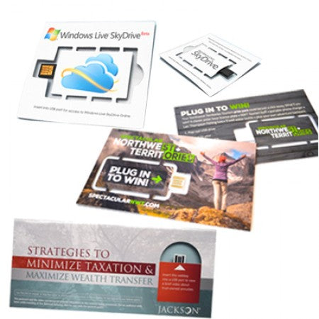 Customize Detachable Paper Card USB Executive Gifts Singapore