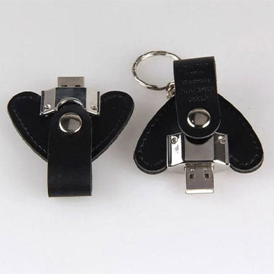 Heart-Shaped Leather Usb Flash Drive Executive Corporate Gifts Singapore
