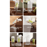 Xiaomi Sport Water Bottle features 1L capacity, one-touch lid, leak-proof design, and automatic locking mechanism.