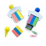 Highlighter With Post It Pad And Paper Clips | AbrandZ Corporate Gifts