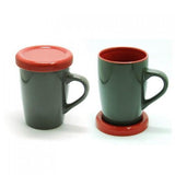 Hometip Ceramic Mug with Cover | AbrandZ Corporate Gifts