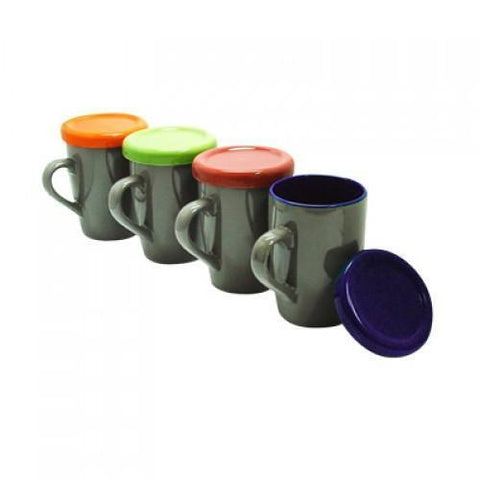 Hometip Ceramic Mug with Cover | AbrandZ Corporate Gifts